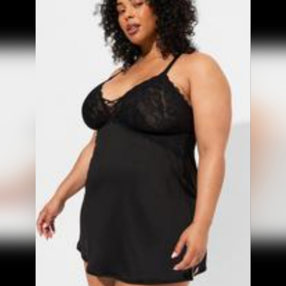 Torrid Microfiber Deep V Slip